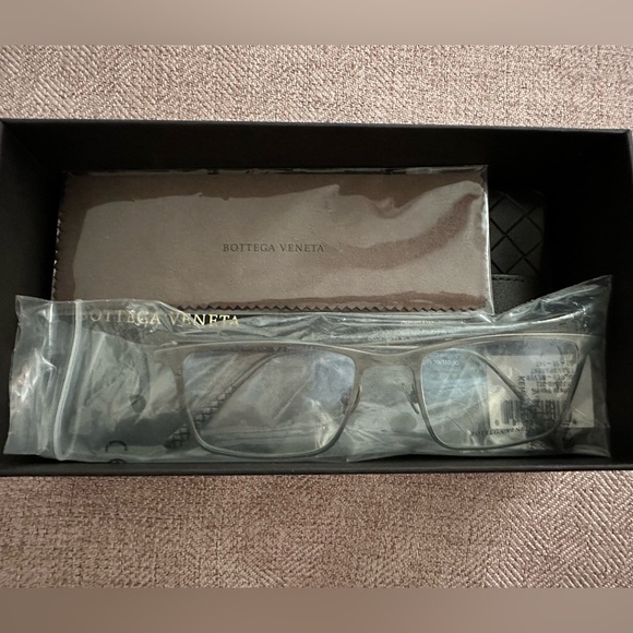 Bottega Veneta Classic Metal Square optical glasses - Picture 8 of 9